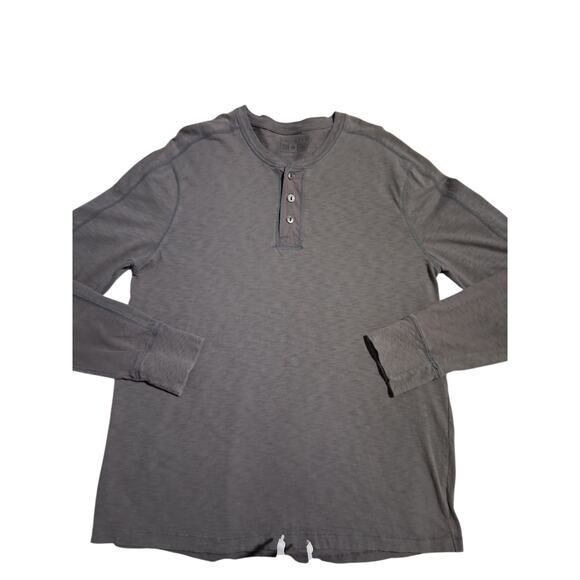 Converse One Star Mens size Large Grungecore Henley Tee Alternative Slub Cotton - Picture 10 of 10